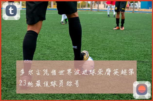 多尔古凭借世界波进球荣膺英超第23轮最佳球员称号
